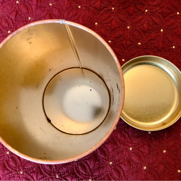 Art Nouveau tin, and Dragon Fly coaster, beautiful tan, copper, gold colors - Picture 4 of 10